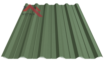 Профнастил пк-35 матовый мохово зеленый 6020